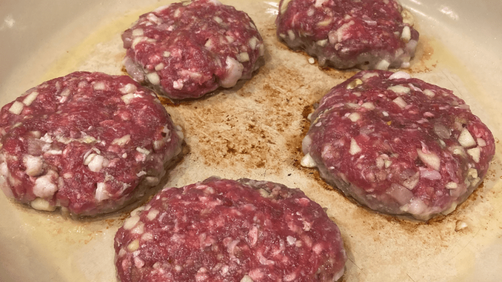 Example of hand chopped ingredients