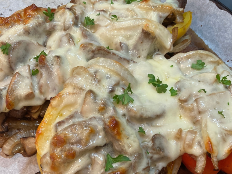 Eating Well Made Easy: Philly Cheesesteak Stuffed&nbsp;Peppers