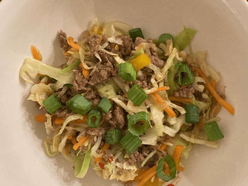 Eating Well Made Easy: Sweet and Spicy Egg Roll in a&nbsp;Bowl